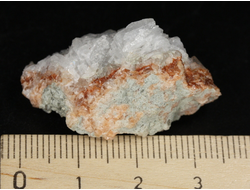 Целестин, кристаллы на породе, Россия, Северный Кавказ, КЧР (34*23*17 мм, 15 г) №37509