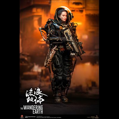 Девушка в экзоскелете (Чжоу Цянь, "Блуждающая Земля") - Коллекционная ФИГУРКА 1/6 CN171-11 rescue unit Zhou Qian (DMS036) - DAMTOYS