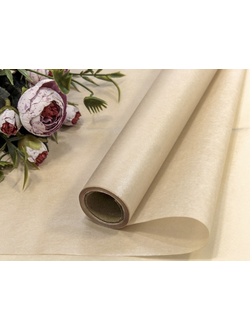 Бумага тишью водостойкая в рулоне (пудровая), 50см*10м