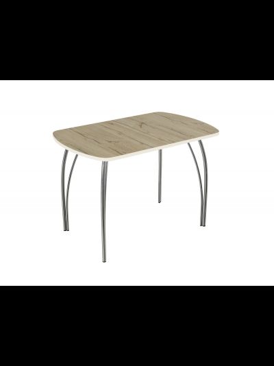 Стол кухонный "Пластиковый", подстолье Чайка разные цвета