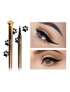 Водостойкая подводка-маркер ABZ Cat Claw Eyeliner Gold Черная оптом