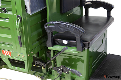 Грузовой электротрицикл Rutrike D4 NEXT КАБИНА 1800 60V1200W зеленый