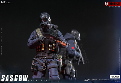 Британский спецназ САС фигурка 1/12 POCKET ELITE SERIES: SAS CRW Breacher (PES002) DAMTOYS