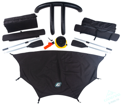 Лодка ПВХ Gladiator Professional D370AL с алюминиевым полом