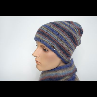 Разноцветная синяя шапка Vizio Италия 8013 CY