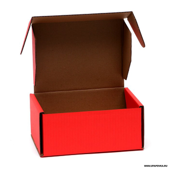 Коробка почтовая Красный 22 х 16,5 х 10 см