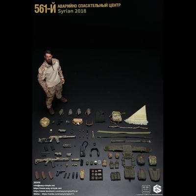 Спецназ 561-го Аварийно-Спасательного Центра (АСЦ) ССО России в Сирии - Коллекционная ФИГУРКА 1/6 (26066) - Easy&amp;Simple