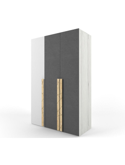 Шкаф 3-створчатый НЬЮ ТОН ГРЭЙ