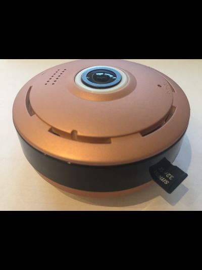 Потолочная WiFi видеокамера панорамная с DVR (fish_ufo_R), 960P HD (360EyeS)