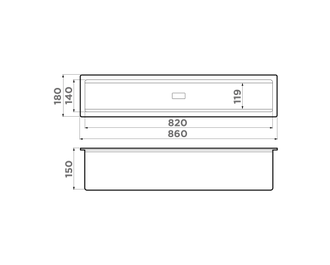 ВСТРАИВАЕМАЯ СУШКА ДЛЯ ПОСУДЫ DRY-03 PRO WG (4999066) WIND GREEN