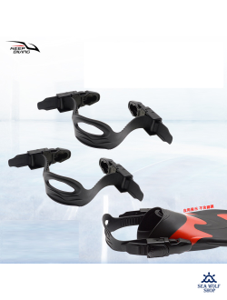 Ремешки для ласт Keep Diving #2 41,5/2,6см с клипсой (пара)