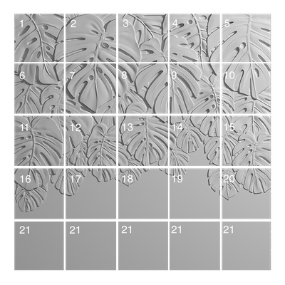 Панно гипсовое FLORIANNA артикул SPN6
