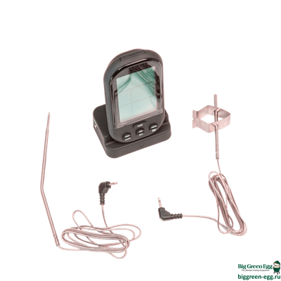 Термометр беспроводной дистанционный, 2 щупа Green Kamado