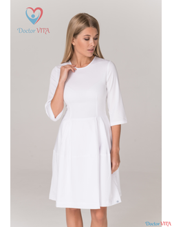 ПЛАТЬЕ медицинское Dr.Super "Happy" белое