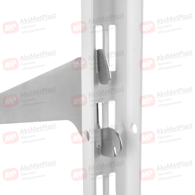 2247DX/SX Полкодержатель хром левый-правый откидной прямой и наклонный под полку 250 мм для системы Базис/Canalina/Global