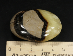 Септария, кальцит, полировка плоская, Мадагаскар (50*39*16 мм, 50 г) №37847