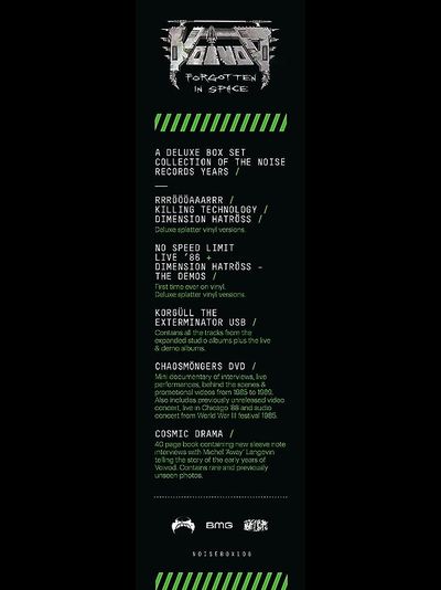 Voivod - Forgotten In Space LP Deluxe Box