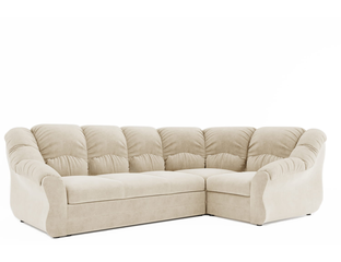 Диван угловой Золотое руно "Host" с ножками-кубышками (Селфи 01 ...