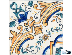 Декор Kerama Marazzi Капри майолика А484 9.9x9.9 глянец купить в магазине Marysя Краснодар