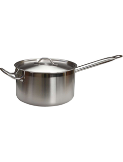 Сотейник  5,1 л. нерж. d=22 см. h=13,5 см. с крышк. тройное дно (индукция) MGsteel (С23S178KL) /1/4/