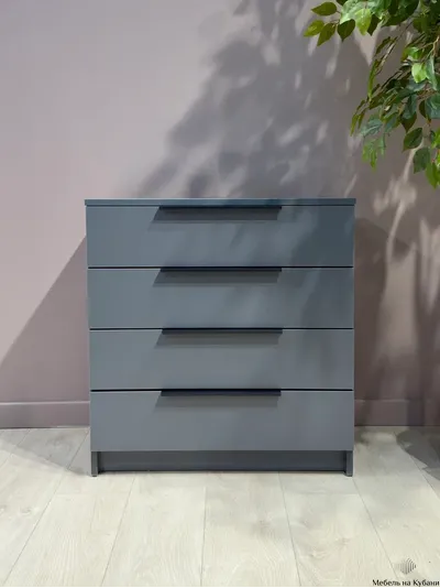 КМ 23 Комод Графит серый