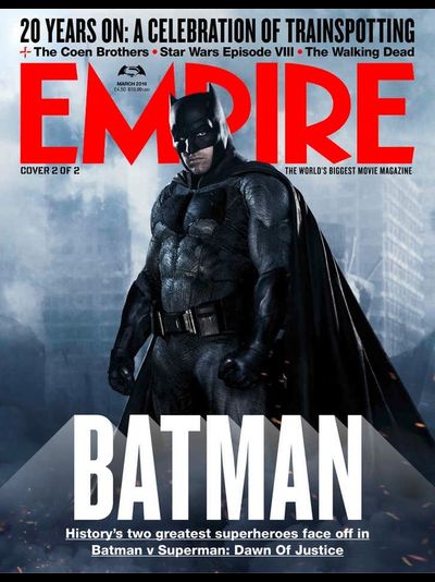 Empire Magazine March 2016 Batman Cover, Иностранные журналы о кино в России, Intpressshop