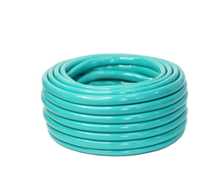 Шланг поливочный Силиконовый однослойный, 3/4", 20 м, бирюзовый, давление 2-5 бар. В приДАЧУ  [51230