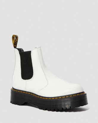 DR. MARTENS 2976 SMOOTH LEATHER PLATFORM CHELSEA BOOTS