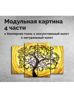 Модульная картина из 4 частей