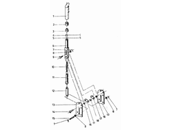 Ручной тормоз ДВ-1661 1661.33.10.19.00.00-06, 5743.00.00.00