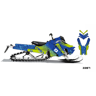 Наклейки на снегоход  Polaris Axys 2016 2017 2018 2019