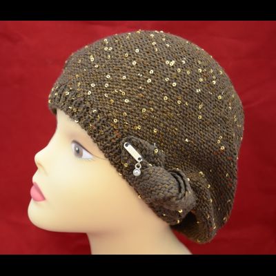 берет летний коричневый Италия Визио фото