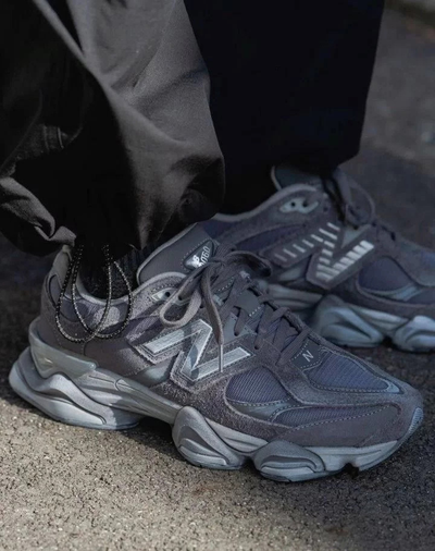 New Balance 9060 Deep Grey С Мехом