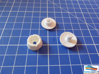 Кнопка пластик 3 детали