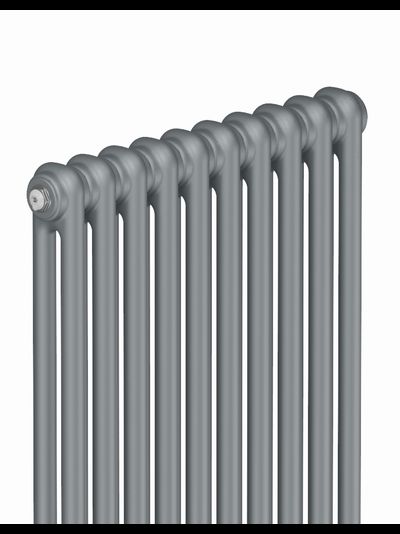 Стальной трубчатый радиатор Rifar Tubog 2180 6 секций Титан боковое подключение (серый RAL7012)