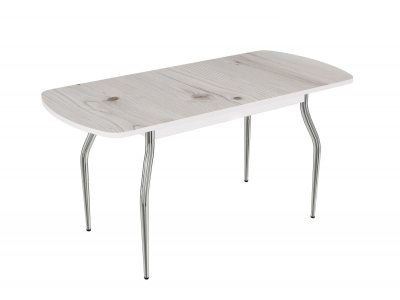 Стол кухонный раздвижной "Пластиковый", подстолье Изогнутое, разные цвета