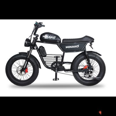 Электровелосипед Minako Bike черный