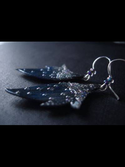 Серьги с крылышками феи Грёз