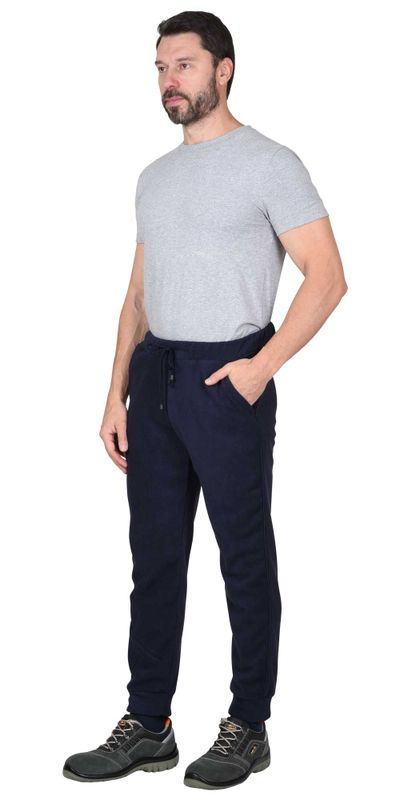 Брюки флисовые КОМФОРТ темно-синие