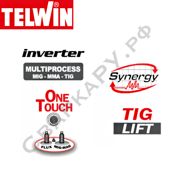 Полуавтомат для MIG/MAG сварки Telwin TECHNOMIG 180 DUAL SYNERGIC