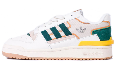 Кроссовки Adidas Forum Exhibit Low White Yellow Green