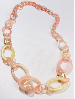 Украшение из акрила  "ЦЕПИ" розовое