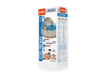 Каркасный бассейн с навесом Bestway Steel Pro Max 396x107 см (561FY)