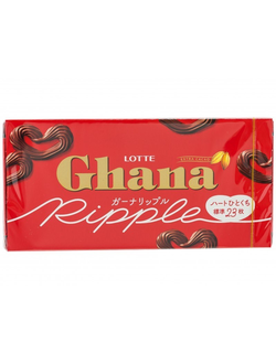 LOTTE GHANA Шоколадные крендельки, 58 гр.