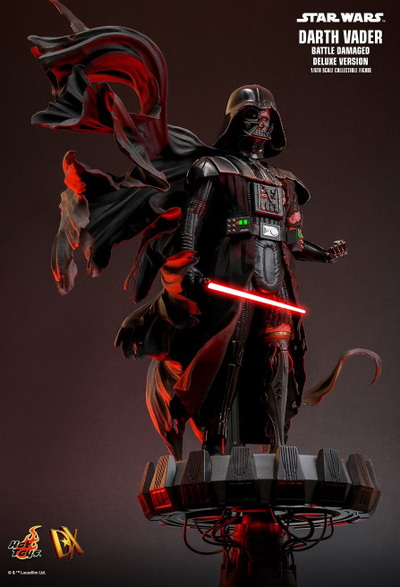 Дарт Вейдер в бою (Звездные Войны, Star Wars) - Коллекционная фигурка 1/6 Darth Vader Battle Damaged (Deluxe Version) (DX45) - Hot Toys