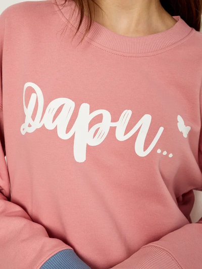 ЖЕНСКИЙ СВИТШОТ РОЗОВЫЙ "ДАРИ"