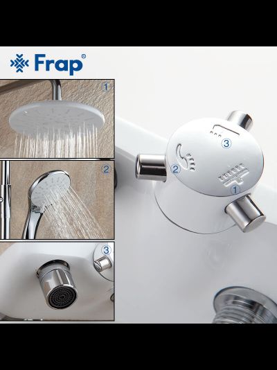 Гарнитуры для ванны и душа FRAP F2431