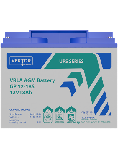 Аккумулятор свинцово-кислотный GP 12-18