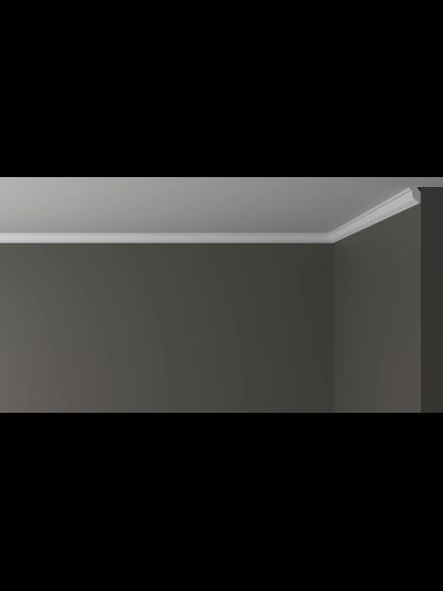 Потолочный плинтус DECOR-DIZAYN DD09, из дюрополимера, под покраску, ударопрочный