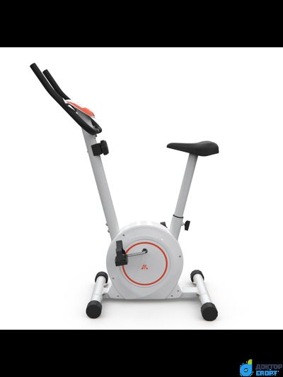 Велотренажер DFC B504BWO магнитный (белый корпус, оранжевая полоса)